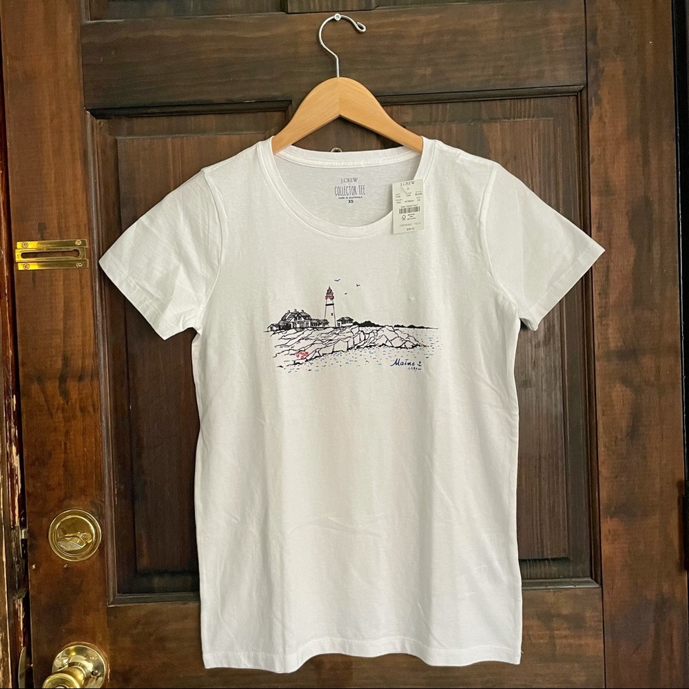 JCREW FACTORY NWT Collector Graphic Tee ‘Maine’ - Picture 3 of 6